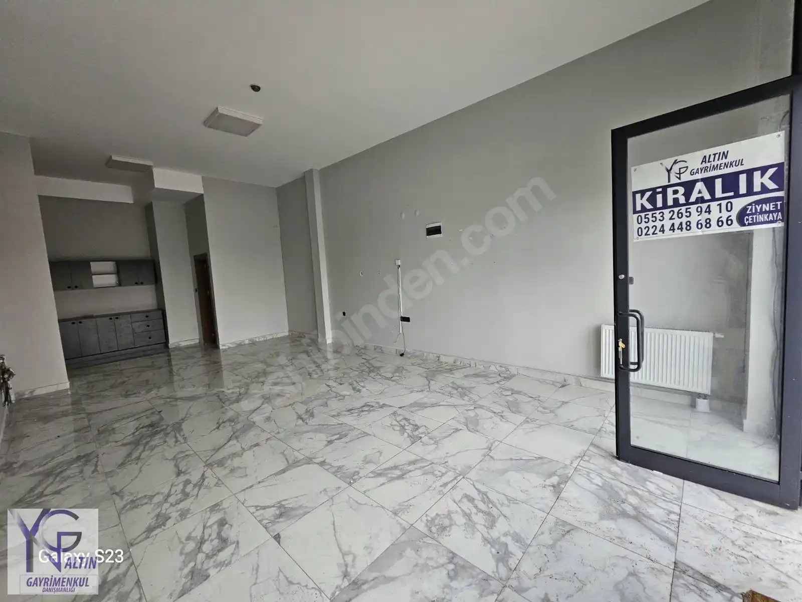 Yıldırım Mevlana Tokide 52 m2 Kiralık Dükkan